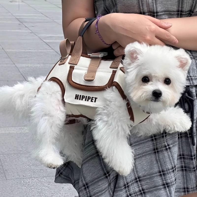 Kopipets Pet outdoor Going out multifunctional bag Backpack handbag Pet Leash Pet clothing.