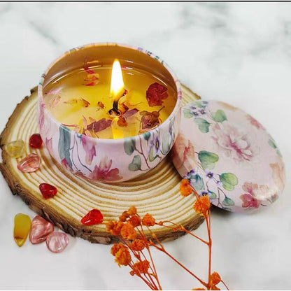Kopipets Premium Soy Wax Aromatherapy Candles Dry Flower 15Hour+ Burn Fragrance for Home Relaxing Scents Gift