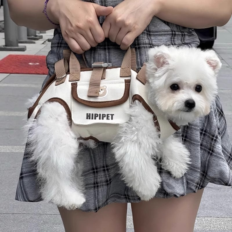 Kopipets Pet outdoor Going out multifunctional bag Backpack handbag Pet Leash Pet clothing.