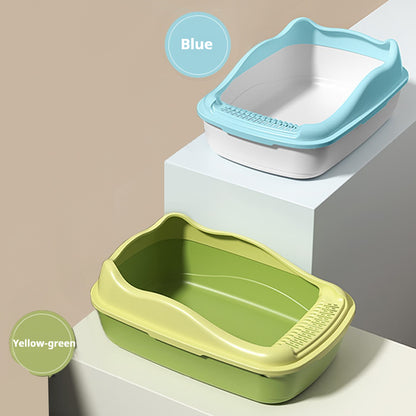 Kopipets Cat litter box large cat toilet open anti-splash cat litter box
