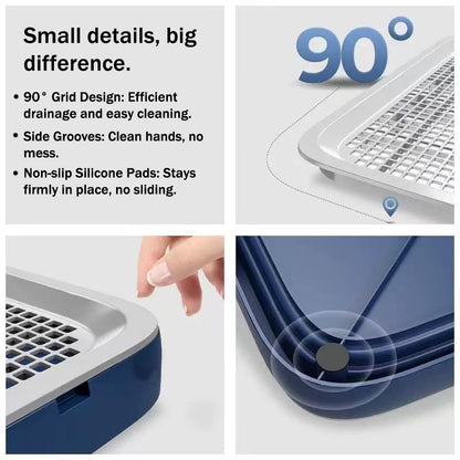 Kopipets Dog Potty Training Tray Big Size Convenient Easy Clean Dog Toilet Pee Tray ( High Quality )