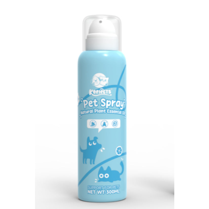 Kopipets Pet Protective Spray 300ml｜Natural Plant Essential Oils, Full-Body Protection for Pets
