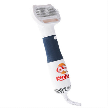 Kopipets 2-in-1 Pet Blow Dry Brush Low Noise Hair Dryer&Comb for Dogs (Poodle/Teddy)&Cats,Anti-Shed