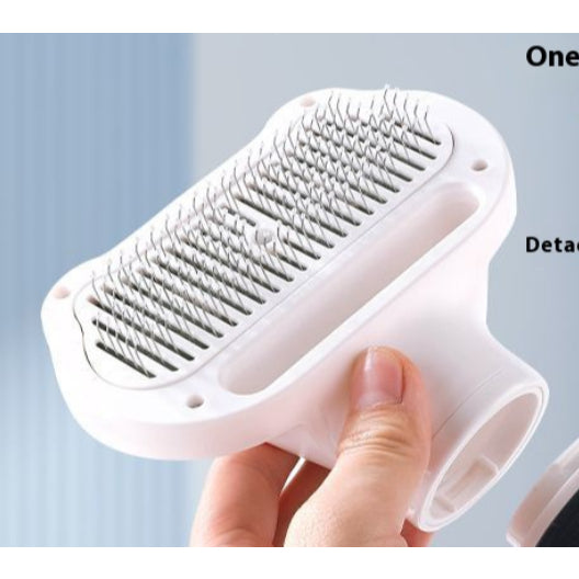 Kopipets 2-in-1 Pet Blow Dry Brush Low Noise Hair Dryer&Comb for Dogs (Poodle/Teddy)&Cats,Anti-Shed