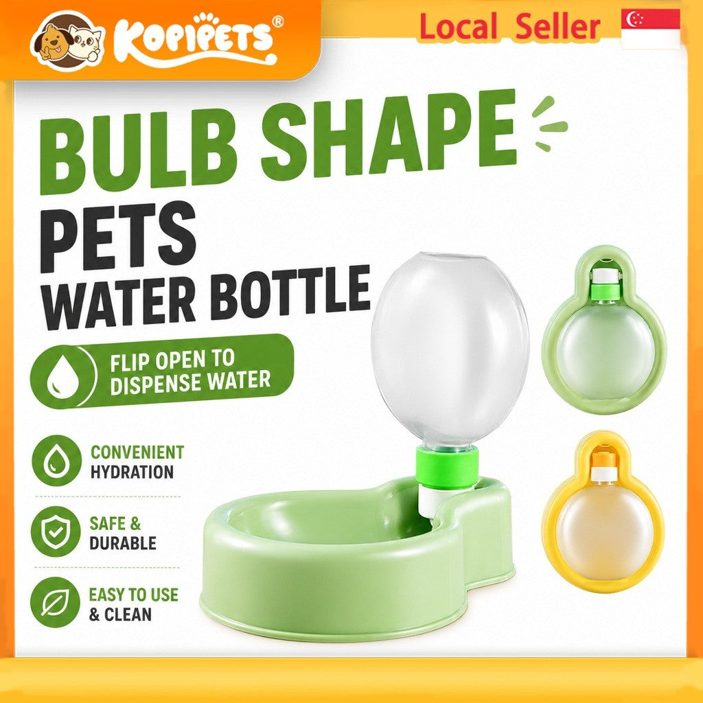 Kopipets Bulb Shape Pets Water Bottle
