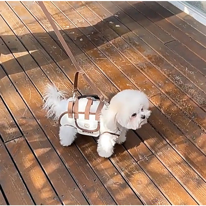 Kopipets Pet outdoor Going out multifunctional bag Backpack handbag Pet Leash Pet clothing.