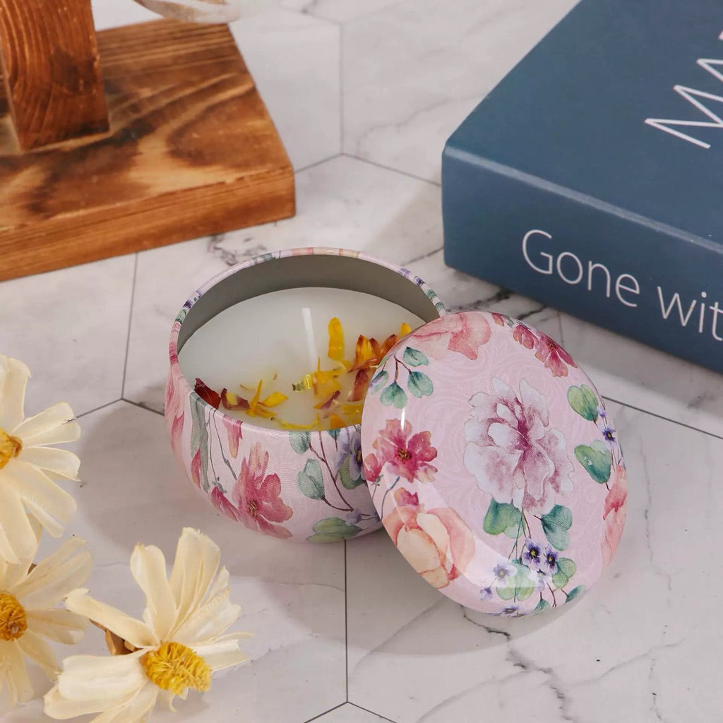 Kopipets Premium Soy Wax Aromatherapy Candles Dry Flower 15Hour+ Burn Fragrance for Home Relaxing Scents Gift