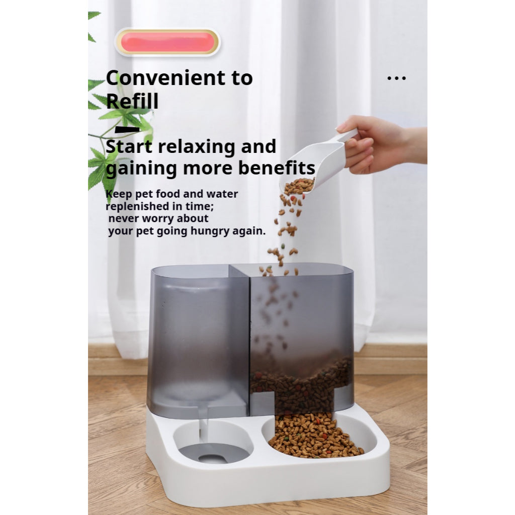 Kopipets 4L Pet Water Fountain / Food Feeder Cats, Dogs & Rabbits Sold Separately Large Capacity Easy Return