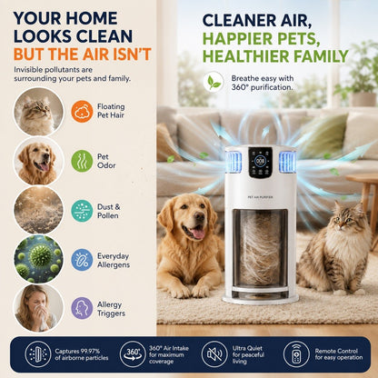 Kopipets Smart Pet Air Purifier HEPA13 With APP