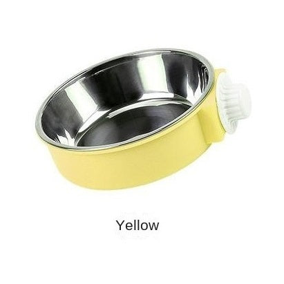 Kopipets Anti-tip stainless steel Pet Bowl-non-slip hanging dog/cat food & water dish