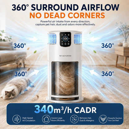 Kopipets Smart Pet Air Purifier HEPA13 With APP
