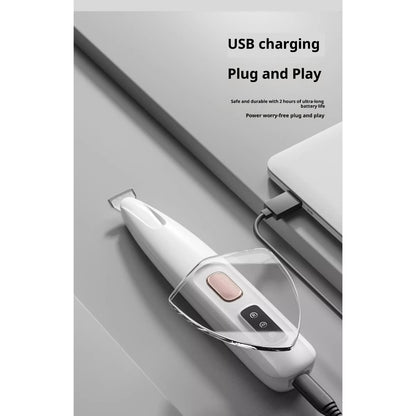 Kopiets Pet Hair Trimmer Silent Clipper for Cats & Dogs, Wide Blade, Washable, No Hair Jamming