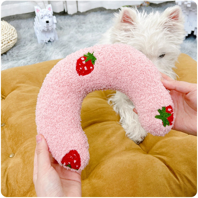 Kopipets Moon-Shaped Pet Pillow for Dogs & Cats – Soft Plush Sleeping Bed for Small Pets | Cozy Cuddle Pad