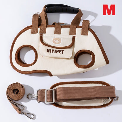 Kopipets Pet outdoor Going out multifunctional bag Backpack handbag Pet Leash Pet clothing.