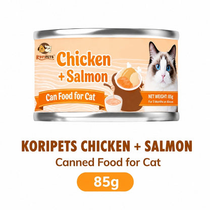 Kopipets Cat Wet Food 85g Chicken Tuna Salmon Goat Milk Honey Egg Yolk Mousse Cat Can Complete Meal