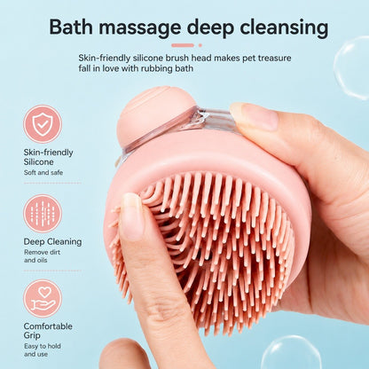 Kopipets 2-in-1 Pet Bath Brush for Cats & Dogs