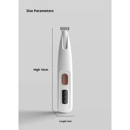 Kopiets Pet Hair Trimmer Silent Clipper for Cats & Dogs, Wide Blade, Washable, No Hair Jamming