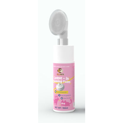 KOPIPETS 150ml Pet Leave-In Cleaning Foam – Effective & Gentle Cleansing for Black Chin, Oily Tail & Paw