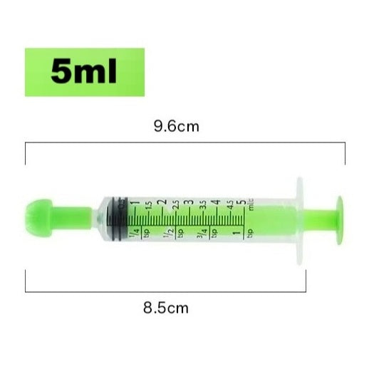 Kopipets Pet Feeding Syringe - Colorful Plastic Medicine Dispenser for Cats/Dogs (5ml/10ml)
