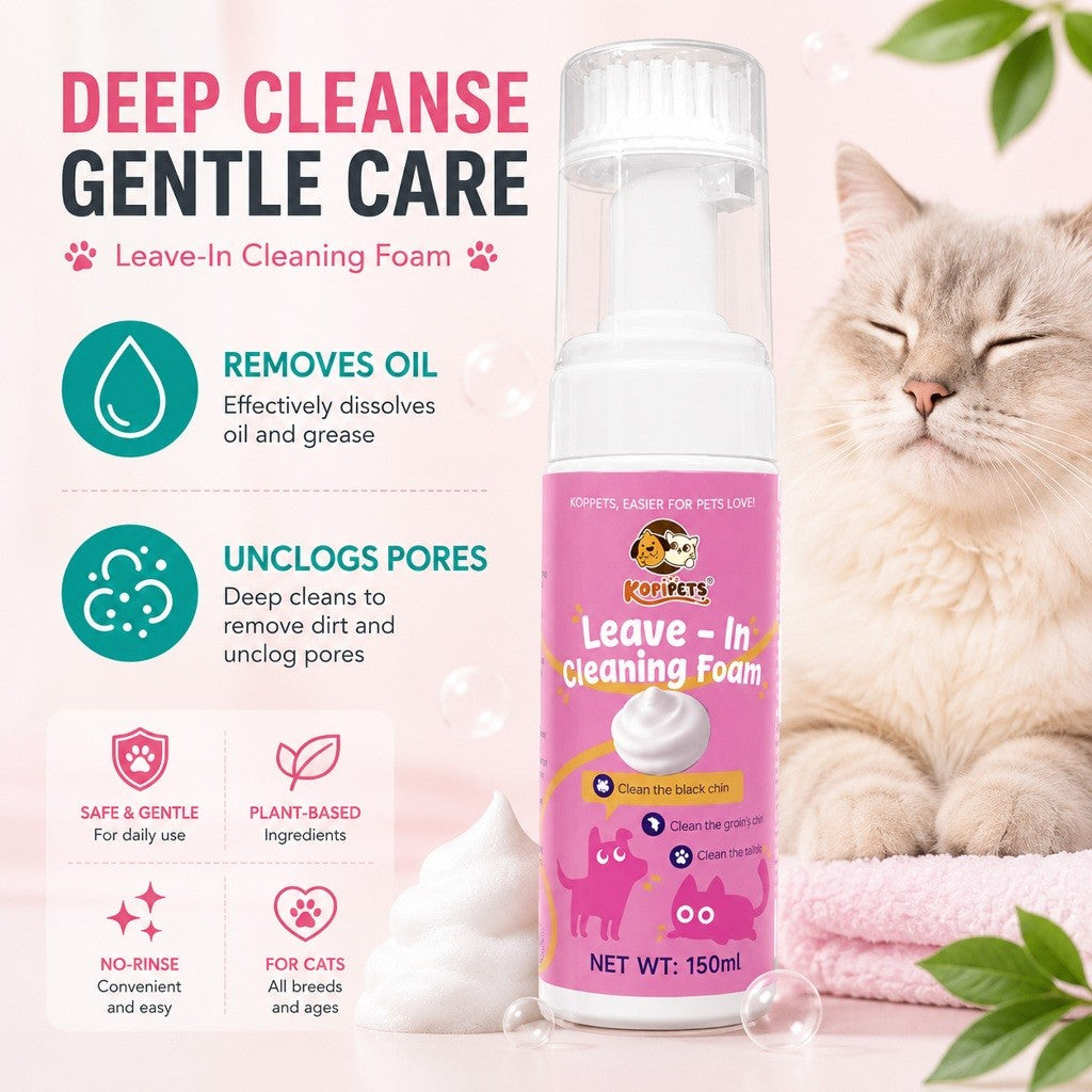 KOPIPETS Pet Leave-In Cleaning Foam 150ml