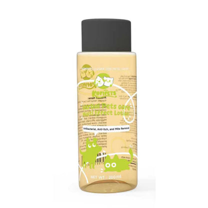 KOPIPETS 200ml Herbal Pets Care Multi Effect Lotion Antibacterial,Anti-Itch,and Mite Removal for Cats & Dogs