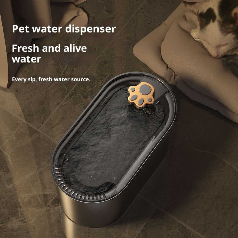 Kopipets Smart Pet Water Fountain 3000ml Automatic Circulating Filter, Quiet Pump, Flowing Oxygen Water