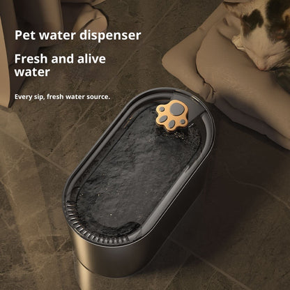 Kopipets Smart Pet Water Fountain 3000ml Automatic Circulating Filter, Quiet Pump, Flowing Oxygen Water