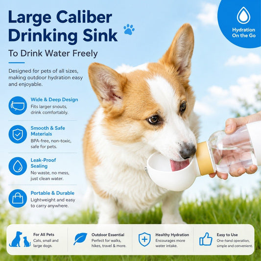 Portable Pet Water Bottle Outdoor Travel Water