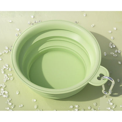 Kopipets Portable Silicone Pet Bowl - Foldable Travel Dog & Cat Food Water Dish for Outdoors