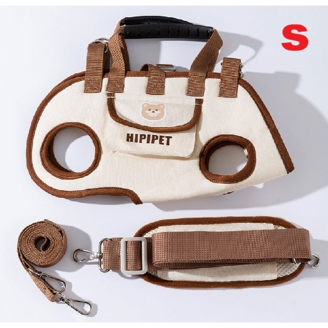 Kopipets Pet outdoor Going out multifunctional bag Backpack handbag Pet Leash Pet clothing.