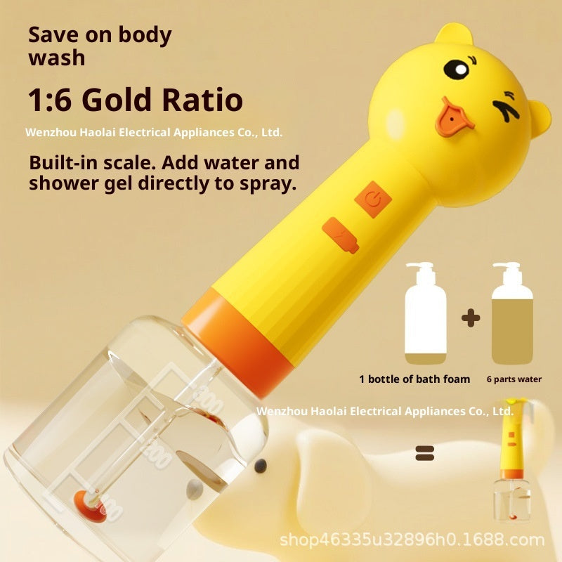 Pet Foam Maker for Dogs & Cats Automatic Bubble Bath Dispenser, Creamy Foam, Deep Clean, Type-C Rechargeable