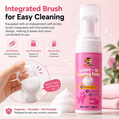 KOPIPETS Pet Leave-In Cleaning Foam 150ml