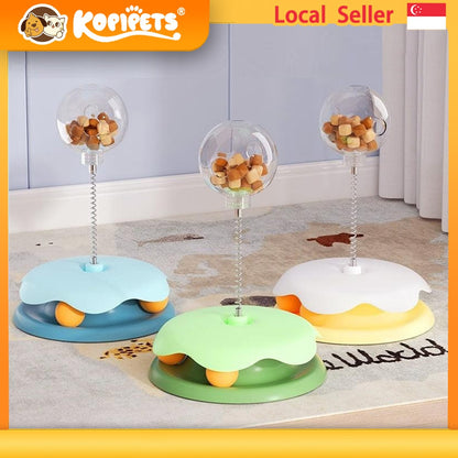 Kopipets Local Seller Pet Toy Interactive Pet Food Dispenser Toy Cats&Dogs Puzzle Treat Ball Spring