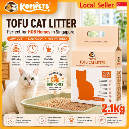 Kopipets 100% Natural Tofu Cat Litter 2.1kg