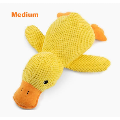 Squeaky Plush Duck Dog Toy - Cuddly & Durable Chew Companion for Small | Soft Sleep Buddy with Teeth-Cleaning Texture