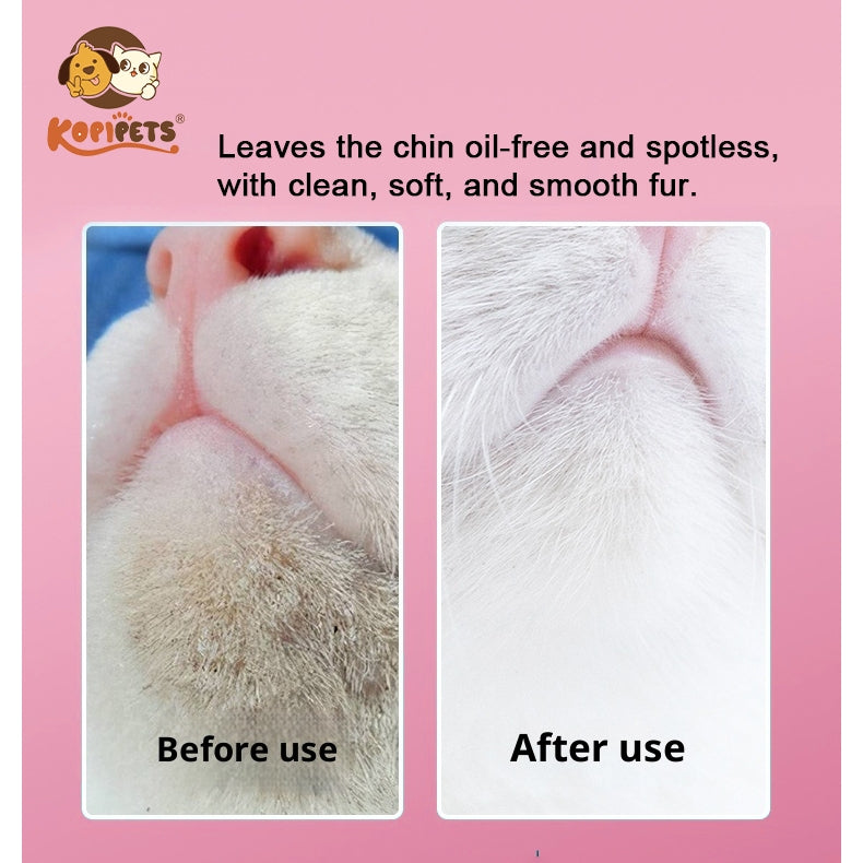 KOPIPETS 150ml Pet Leave-In Cleaning Foam – Effective & Gentle Cleansing for Black Chin, Oily Tail & Paw