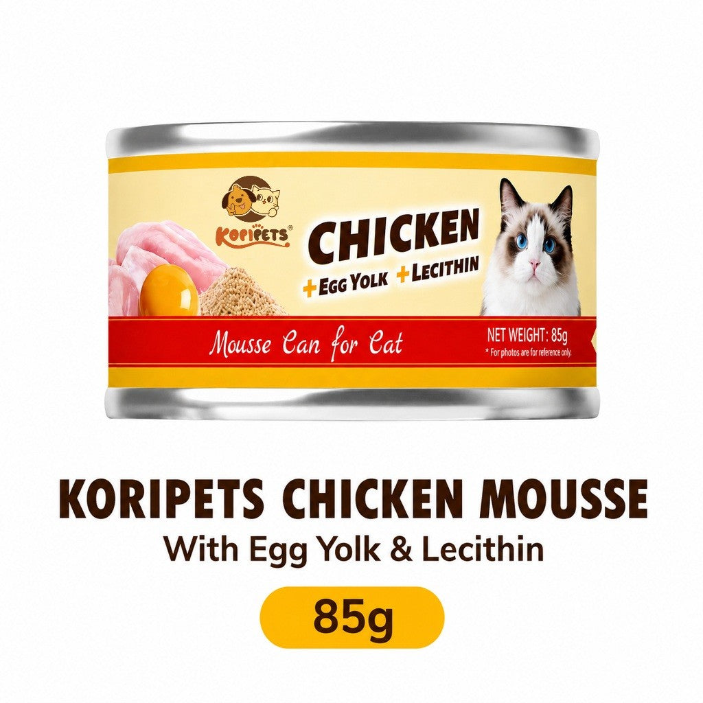 Kopipets Cat Wet Food 85g Chicken Tuna Salmon Goat Milk Honey Egg Yolk Mousse Cat Can Complete Meal