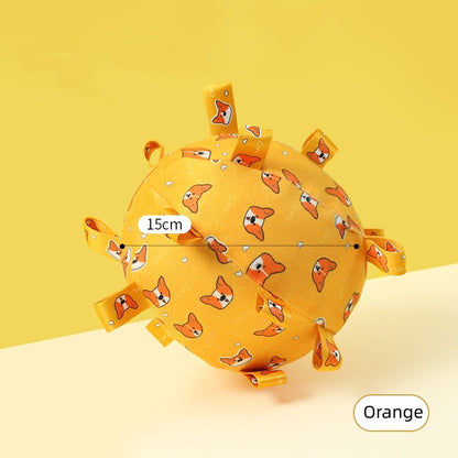 Kopipets Squeaky Dog Toy Ball - Durable Plush Chew Ball for Small Dogs (Poodles, Corgis) | Energy-Burning Fetch