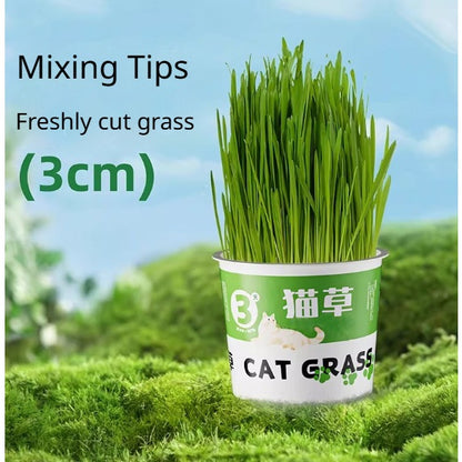 Kopipets Lazy Cat Grass Pot Hydroponic Soil-Free Hairball Aid Digestive Treat for Kittens Pet Snacks