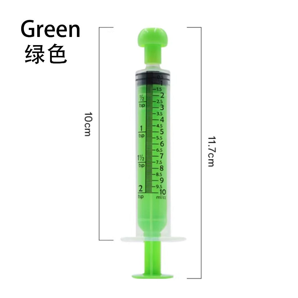 Kopipets Pet Feeding Syringe - Colorful Plastic Medicine Dispenser for Cats/Dogs (5ml/10ml)