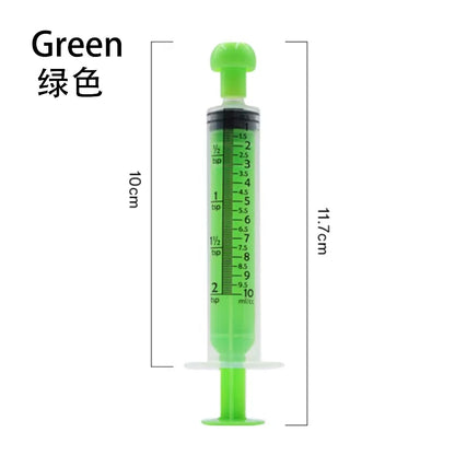 Kopipets Pet Feeding Syringe - Colorful Plastic Medicine Dispenser for Cats/Dogs (5ml/10ml)