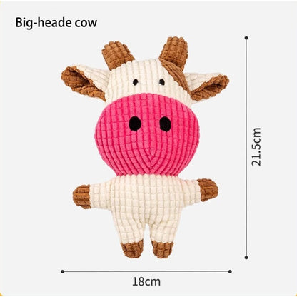 Kopipets Durable Squeaky Plush Dog Toy for Puppies Chew Teething Toy Small Medium Dogs Boredom Relief