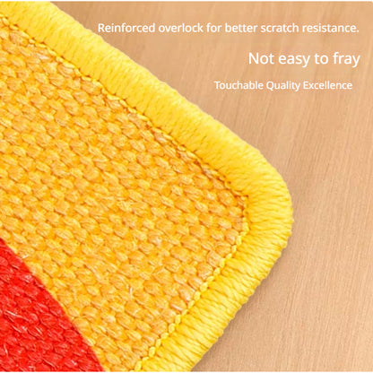 Kopipets Sisal Cat Scratching Board Vertical Wall-Mount Durable Multi-Purpose Cat Toy Scratch Pad Pet Supplies