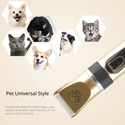 Kopipets Pet Hair Clipper Electric Grooming Shaver for Dog Cat Rabbit Low Noise Rechargeable Trimmer