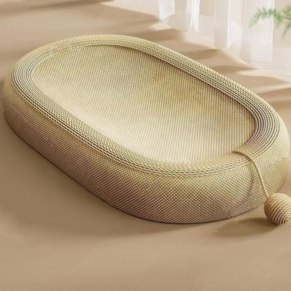 Kopipets Large Sisal Cat Scratcher Bed Bowl Durable Cat Scratch Board Nest Anti-Shed Claw Grinding Toy