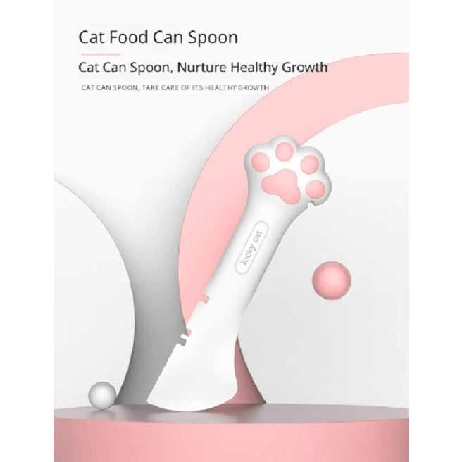 Kopipets Cat Paw Can Opener Spoon Silicone Pet Food Scoop Lid for Cat Dog