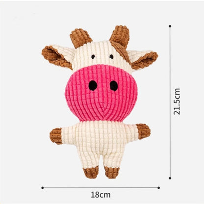 Kopipets Durable Squeaky Plush Dog Toy for Puppies Chew Teething Toy Small Medium Dogs Boredom Relief