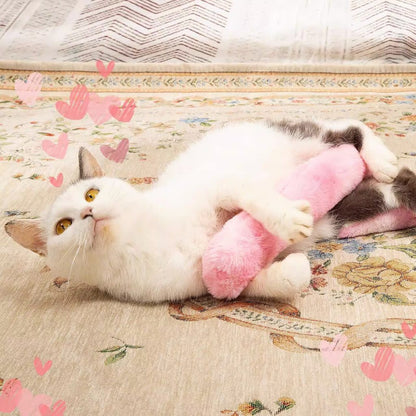 Kopipets Plush Catnip Cat Pillow Toy Soft Chew Kick Toy for Cats Matatabi Boredom Relief Dental Play