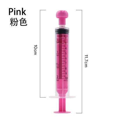 Kopipets Pet Feeding Syringe - Colorful Plastic Medicine Dispenser for Cats/Dogs (5ml/10ml)
