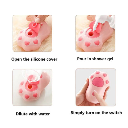 Kopipets Electric Pet Spray Brush Cat Dog Grooming Massage Bath Comb Rechargeable